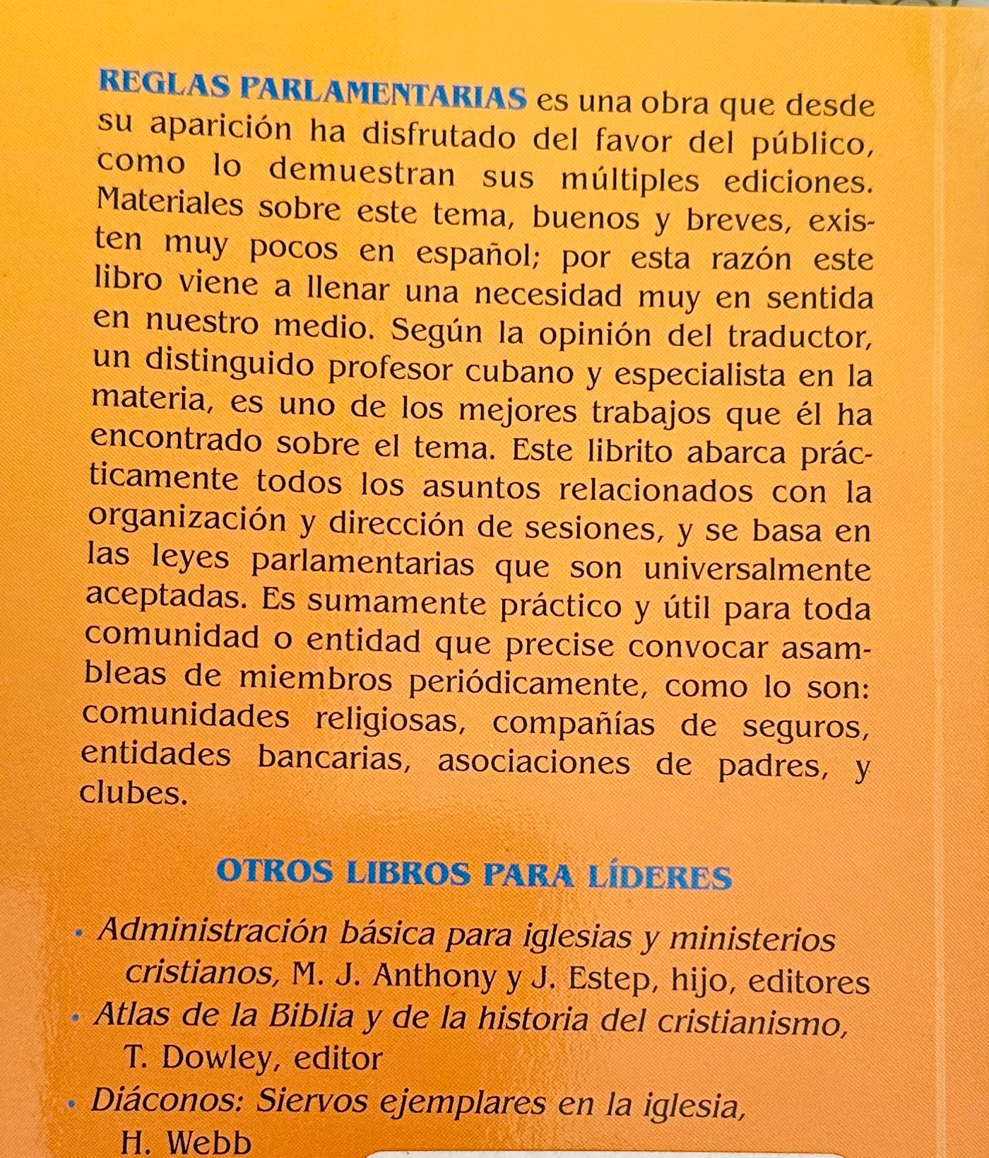 Reglas Parlamentarias 