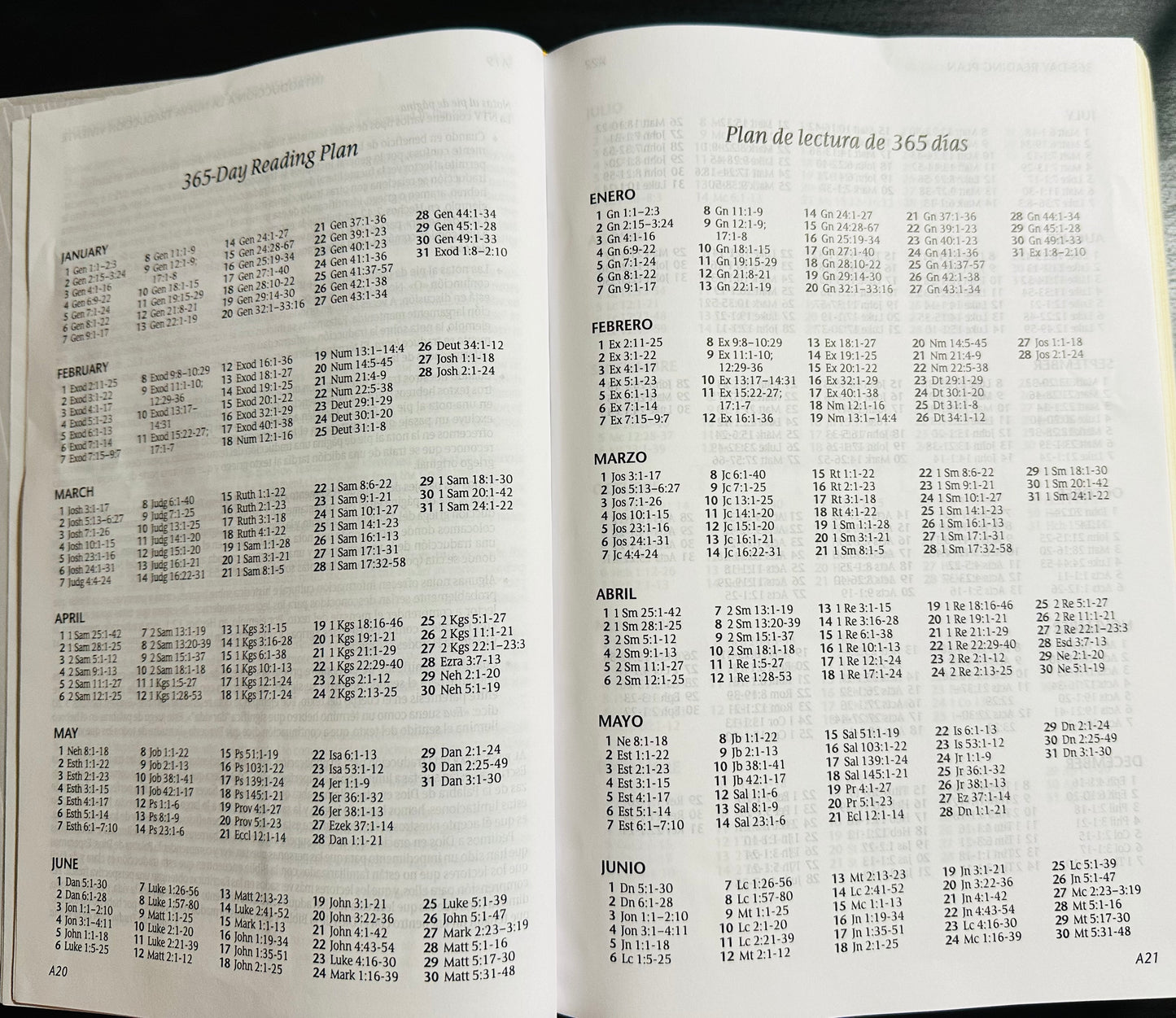 Bilingual Bible, Biblia Bilingüe 