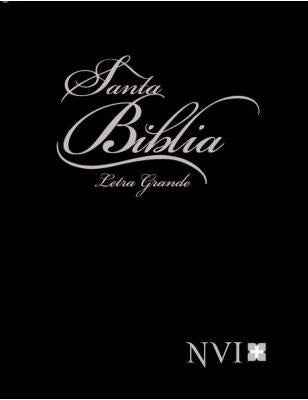 SANTA BIBLIA NVI LETRA GRANDE, TAPA DURA NEGRO (BIBLICA)