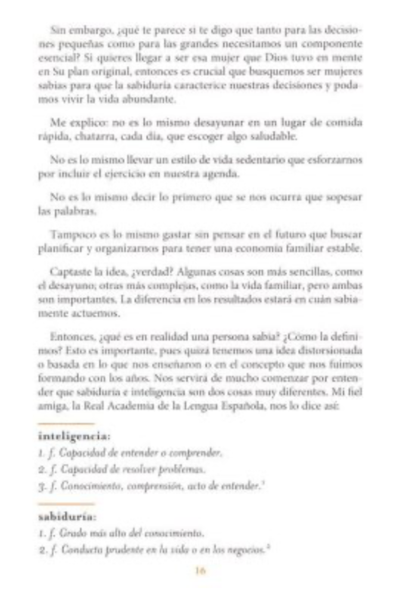 Una Mujer Sabia