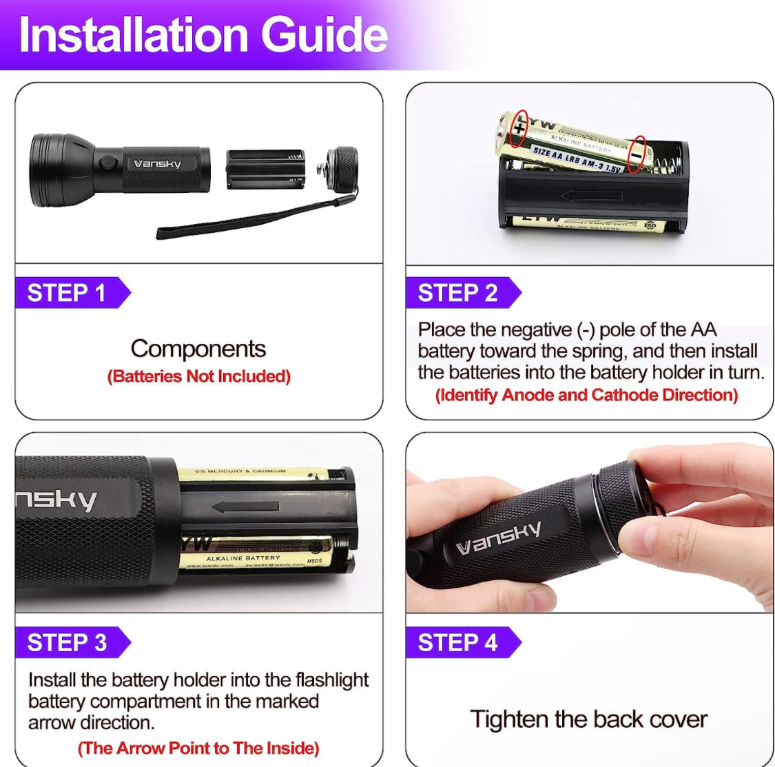 UV Flashlight LED Pet Urine Detector, Dry Stains and more!