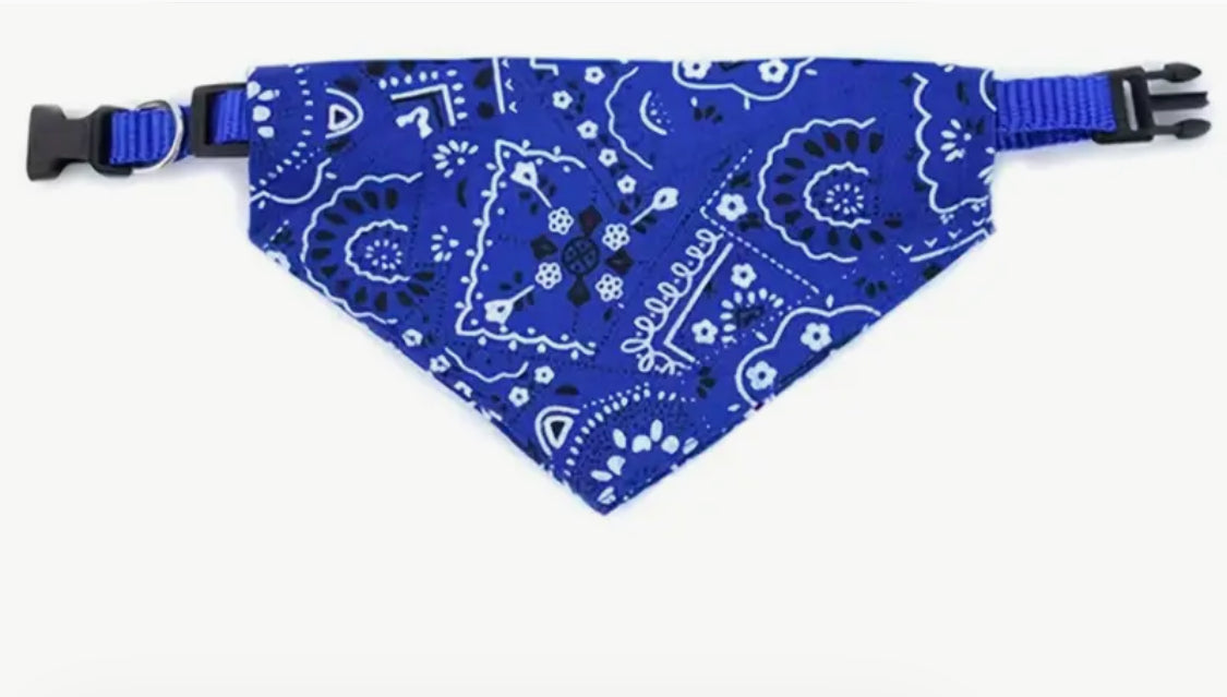 Floral Print Bandana for Small Dogs & Cats Under 15lbs