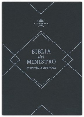 Biblia RVR 1960 del Ministro Negro Piel Fabricada